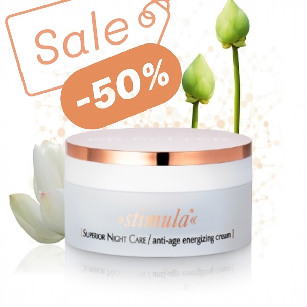 -50% Superior night care / anti-age energizing cream 50ml