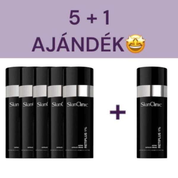 Retiplus 1% 5x50ml +1 Ajándék