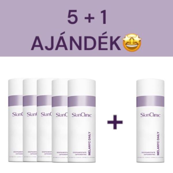 Melanyc Daily - Halványító Éjszakai Krém 5x50ml +1 ajándék