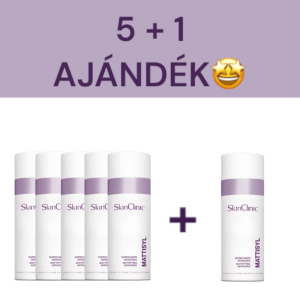 Mattisyl - Mattító anti-aging krém 5x50ml +1 ajándék