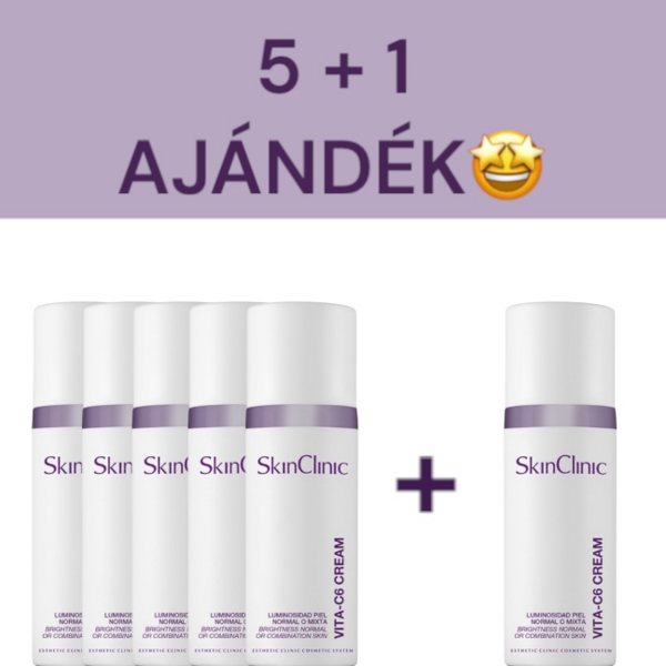 Vita-C6 Cream - Vita C6 Krém 5x50ml +1 ajándék