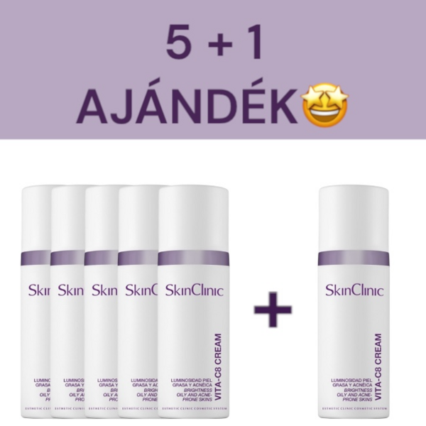Vita-C8 Cream - Vita C8 Krém 5x50ml +1 ajándék
