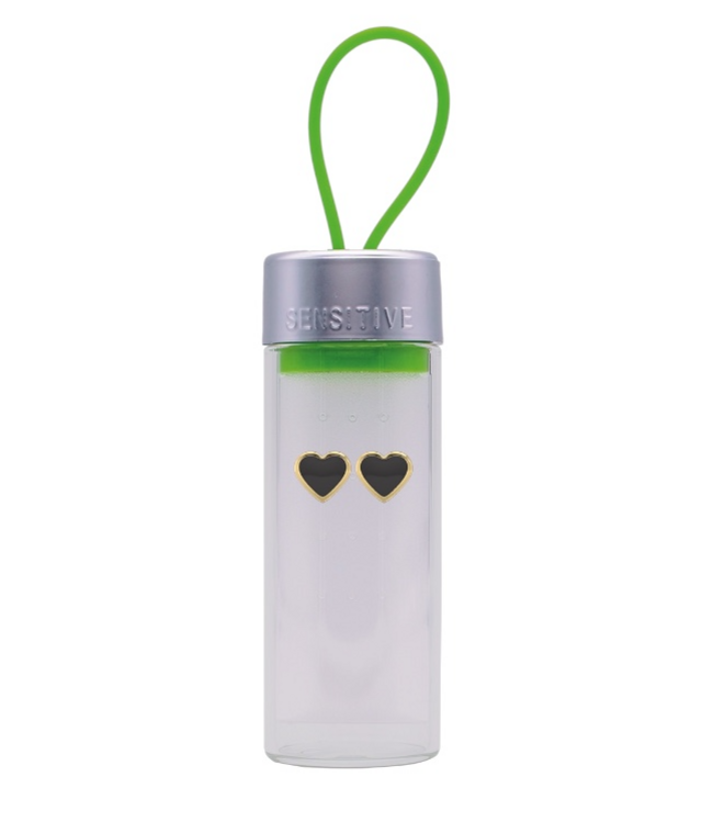 Fekete Szív, Aranyozott 7mm TUBE CUBE 1422-75 TB3562YSTX