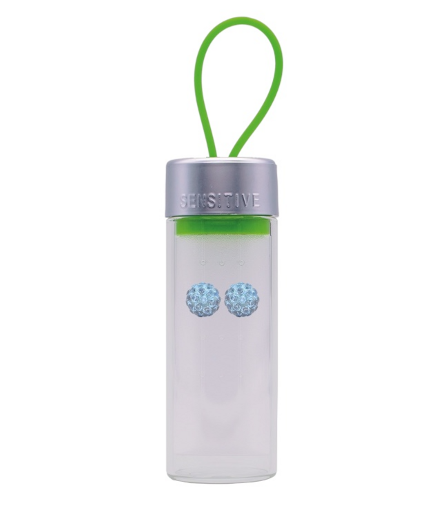 Fireball Akvamarin, Natúr 6mm TUBE CUBE 1380-75 TB5303WSTX