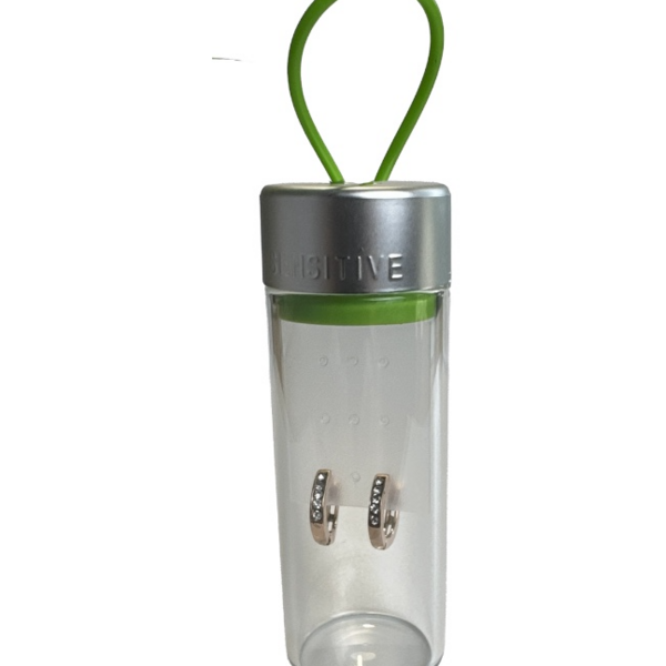 Karika, Kövekkel, Rosé Gold 12mm TUBE CUBE 1461-75 TB1416RSTX