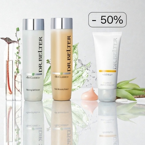 BioClassica Tisztító & Tonizáló Arcápoló Szett olajos bőr